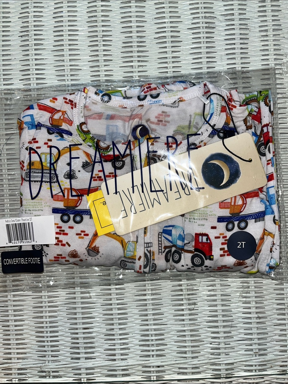 Dreamiere NIB Vehicles Convertible Footie 2T